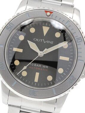 OUTLINE Gray Diver YK20252-3GYD1 black Dial Automatic Men's Watch_961139